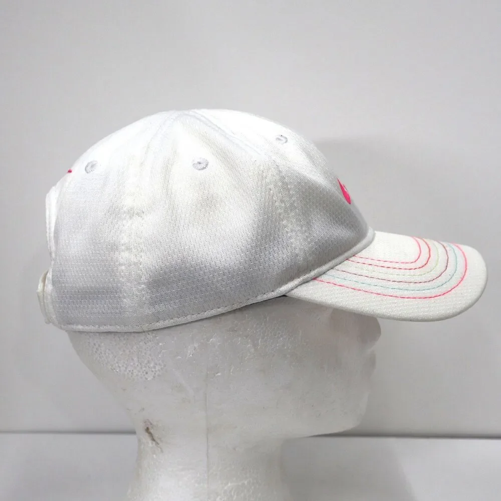 Nike Just So It‎ Rainbow Swoosh Child Hat Girls White